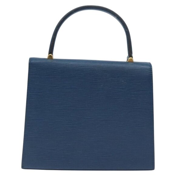 LOUIS VUITTON Epi Malesherbes Hand Bag Blue - Picture 3 of 16